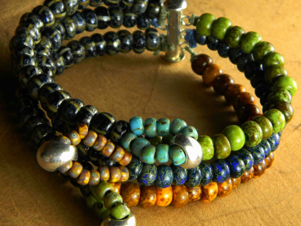 Unusual design, full of color and contrast by Gloria Ewing.