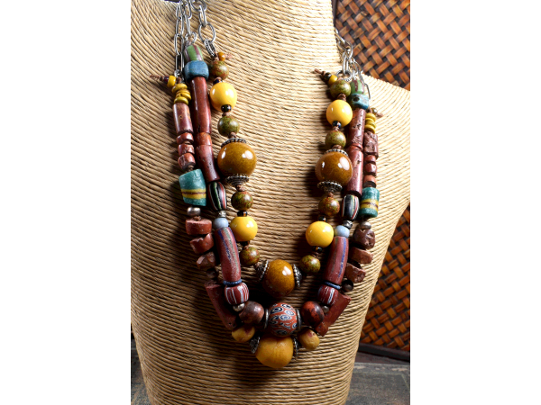 Tribal mix of African, Indonesian, and Greek from Gloria Ewing.