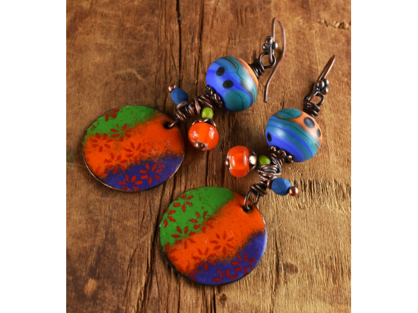 The Bold and the Beautiful, earrings from Gloria Ewing.