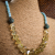 Chunky summer necklace in yellow citrine nuggets by Gloria Ewing.