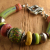 Colorful Krobo beaded tribal bracelet from Gloria Ewing.