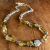Sterling silver with lemon quartz in a boho tribal choker by Gloria Ewing