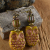 Boho owl Czech glass earrings from Gloria Ewing.
