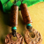 Rustic beaded earrings with a southwest flavor.