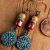 Mykonos Greek sun charms with jasper by Gloria Ewing.