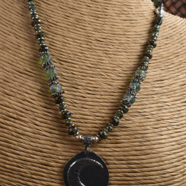 Shaded of blue and green in a Boho design from Gloria Ewing.