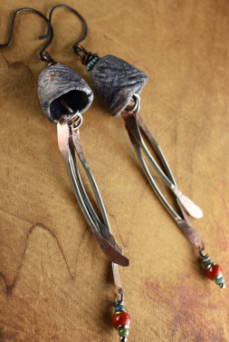 Long Mood Bead Dangle Earrings