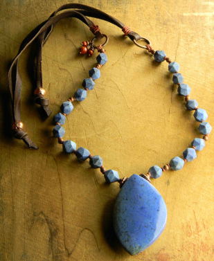 Dumortierite Pendant Necklace