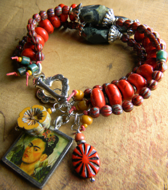 Tejana Bracelet with Frida Charm