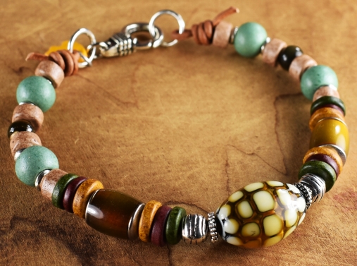 Window Pane Mood Bead Bracelet