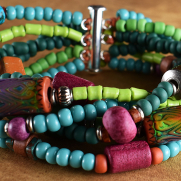 Multi-Strand Mood Bead Bracelet