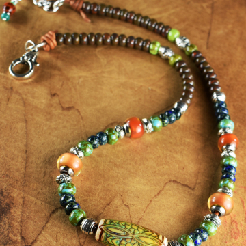 Hippie Mood Bead Choker