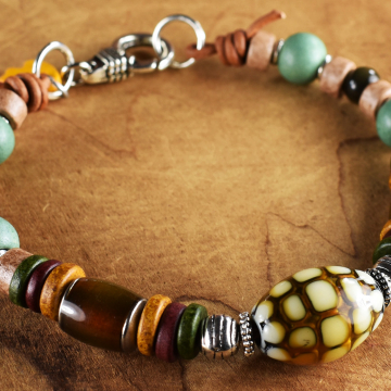 Window Pane Mood Bead Bracelet