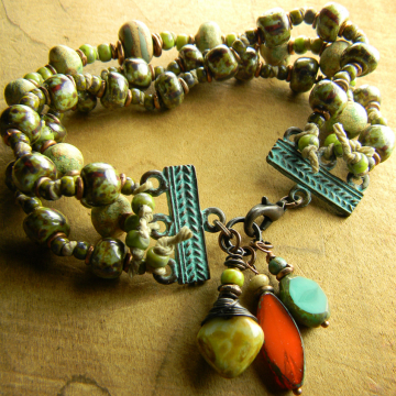 Three Strand Knotted Bracelet